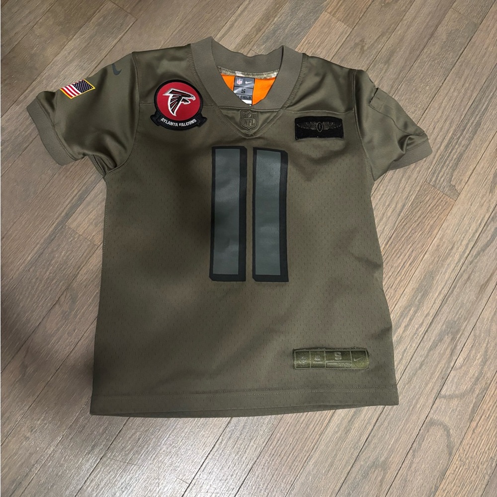 Kids Atlanta falcons jersey military service tribute  edition Julio jones, 8